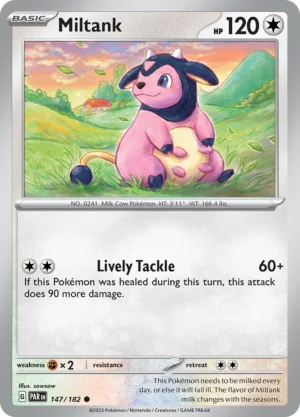 Pokémon TCG SV4: Paradox Rift 147/182 Miltank Common Ungraded