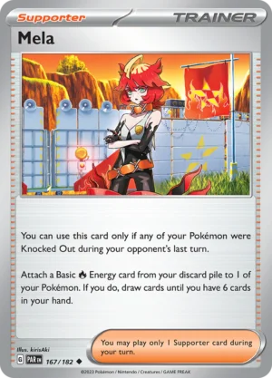 Pokémon TCG SV4: Paradox Rift 167/182 Mela Uncommon Ungraded