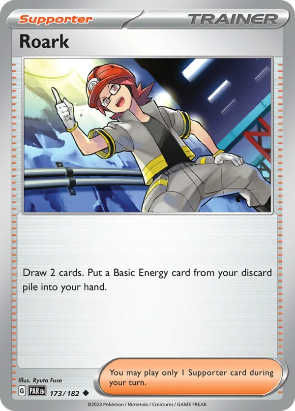 Pokémon TCG SV4: Paradox Rift 173/182 Roark Uncommon Ungraded