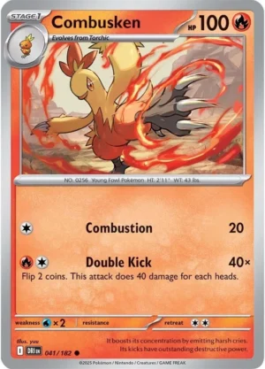 Pokémon TCG SV10: Destined Rivals 041/182 Combusken Common Ungraded