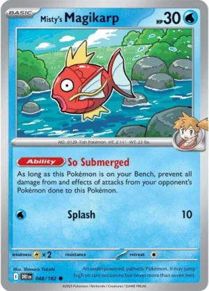Pokémon TCG SV10: Destined Rivals 048/182 Misty's Magikarp Common Ungraded
