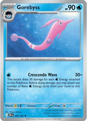Pokémon TCG SV10: Destined Rivals 056/182 Gorebyss Rare Ungraded