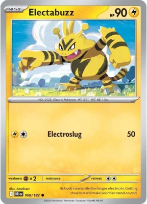 Pokémon TCG SV10: Destined Rivals 068/182 Electabuzz Common Ungraded