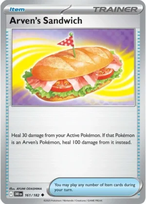 Pokémon TCG SV10: Destined Rivals 161/182 Arven's Sandwich Uncommon Ungraded