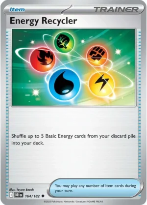 Pokémon TCG SV10: Destined Rivals 164/182 Energy Recycler Uncommon Ungraded