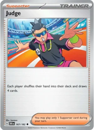 Pokémon TCG SV10: Destined Rivals 167/182 Judge Uncommon Ungraded