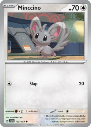 Pokémon TCG SV9: Journey Together 125/159 Minccino Common Ungraded