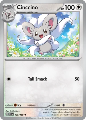 Pokémon TCG SV9: Journey Together 126/159 Cinccino Uncommon Ungraded