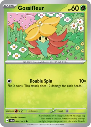 Pokémon TCG SV7: Stellar Crown 010/142 Gossifleur Common Ungraded