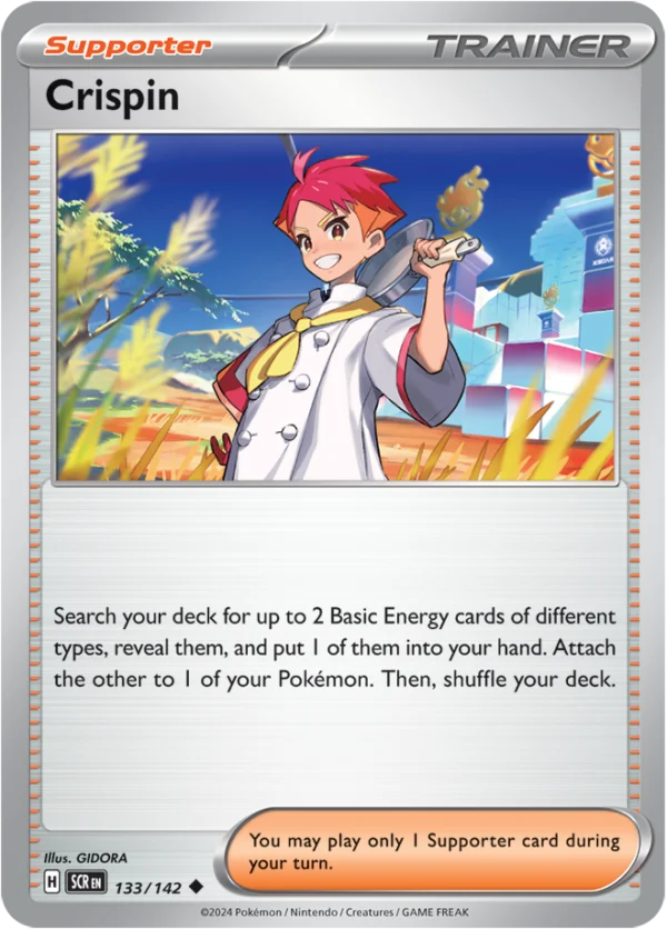 Pokémon TCG SV7: Stellar Crown 133/142 Crispin Uncommon Ungraded