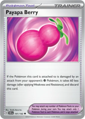 Pokémon TCG SV7: Stellar Crown 141/142 Payapa Berry Uncommon Ungraded