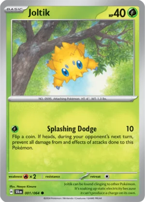 Pokémon TCG SV: Shrouded Fable 001/064 Joltik Common Ungraded