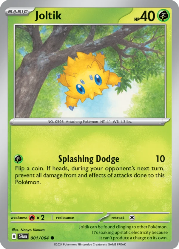 Pokémon TCG SV: Shrouded Fable 001/064 Joltik Common Ungraded