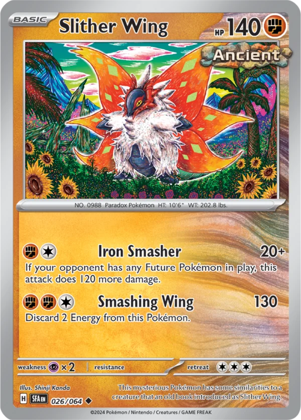 Pokémon TCG SV: Shrouded Fable 026/064 Slither Wing Uncommon Ungraded