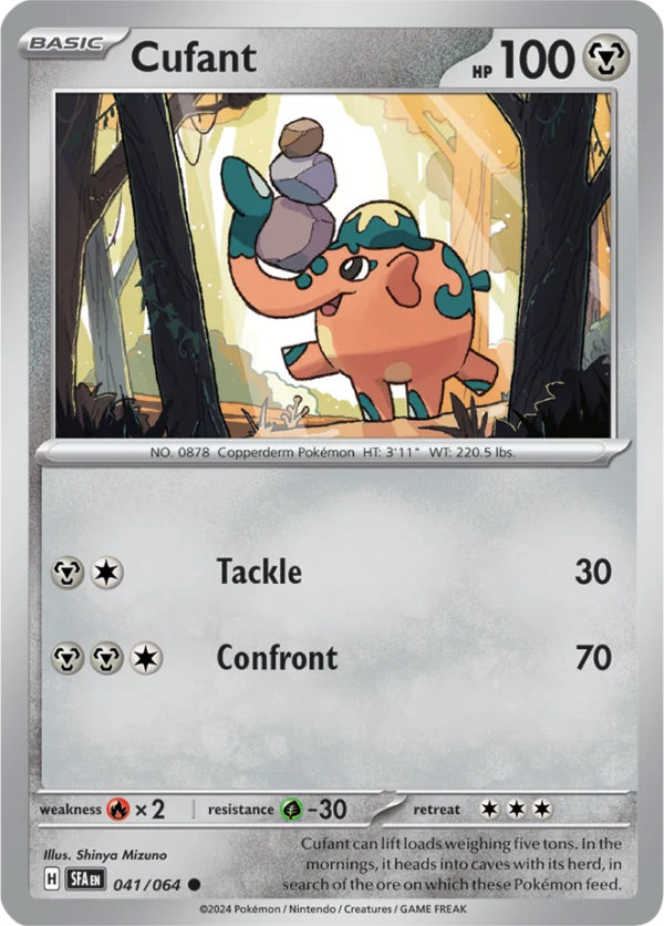 Pokémon TCG SV: Shrouded Fable 041/064 Cufant Common Ungraded