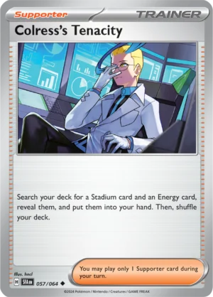 Pokémon TCG SV: Shrouded Fable 057/064 Colress's Tenacity Uncommon Ungraded