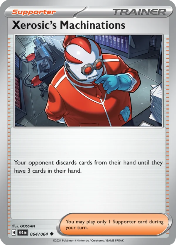 Pokémon TCG SV: Shrouded Fable 064/064 Xerosic's Machinations Uncommon Ungraded