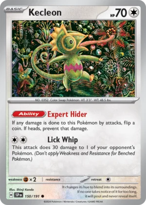 Pokémon TCG SV8: Surging Sparks 150/191 Kecleon Common Ungraded