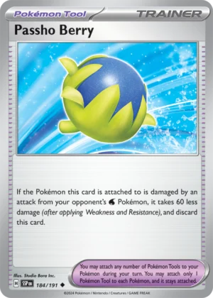 Pokémon TCG SV8: Surging Sparks 184/191 Passho Berry Uncommon Ungraded