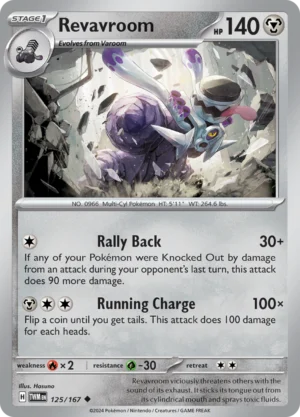 Pokémon TCG SV6: Twilight Masquerade 125/167 Revavroom Uncommon Ungraded