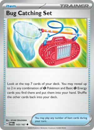 Pokémon TCG SV6: Twilight Masquerade 143/167 Bug Catching Set Uncommon Ungraded