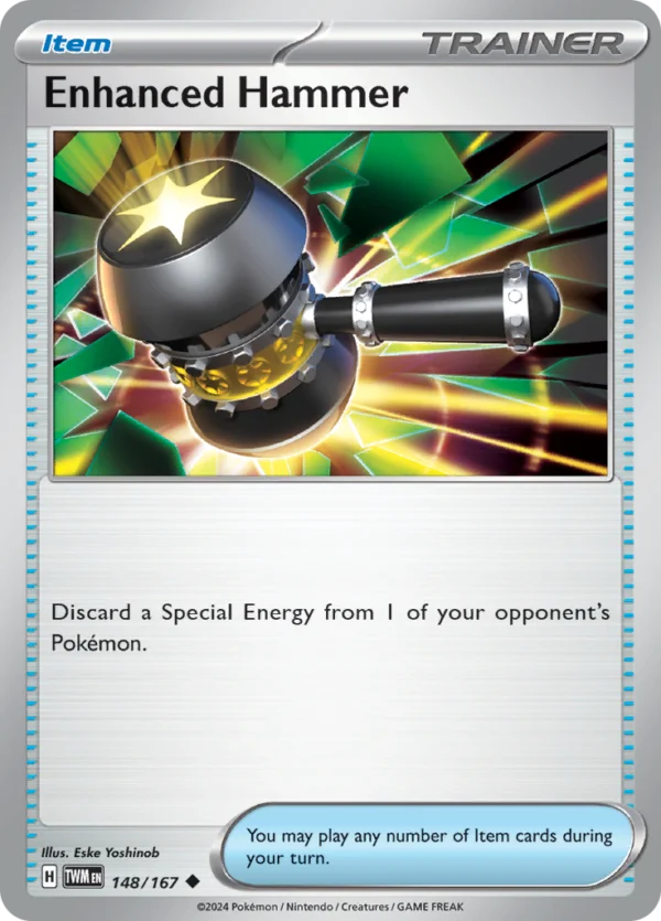 Pokémon TCG SV6: Twilight Masquerade 148/167 Enhanced Hammer Uncommon Ungraded