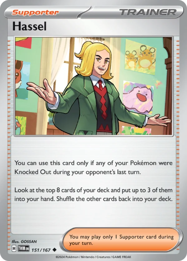 Pokémon TCG SV6: Twilight Masquerade 151/167 Hassel Uncommon Ungraded