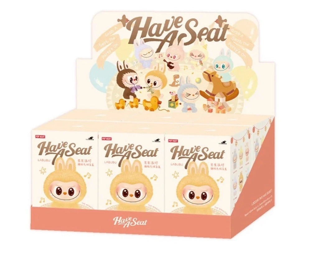 Popmart Labubu Blind Box - Have a Seat Vinyl Face - Factory Sealed Box New