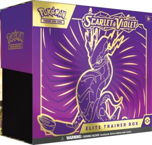 Pokémon TCG: Scarlet and Violet Base Set Elite Trainer Box - Miraidon Purple Factory Sealed