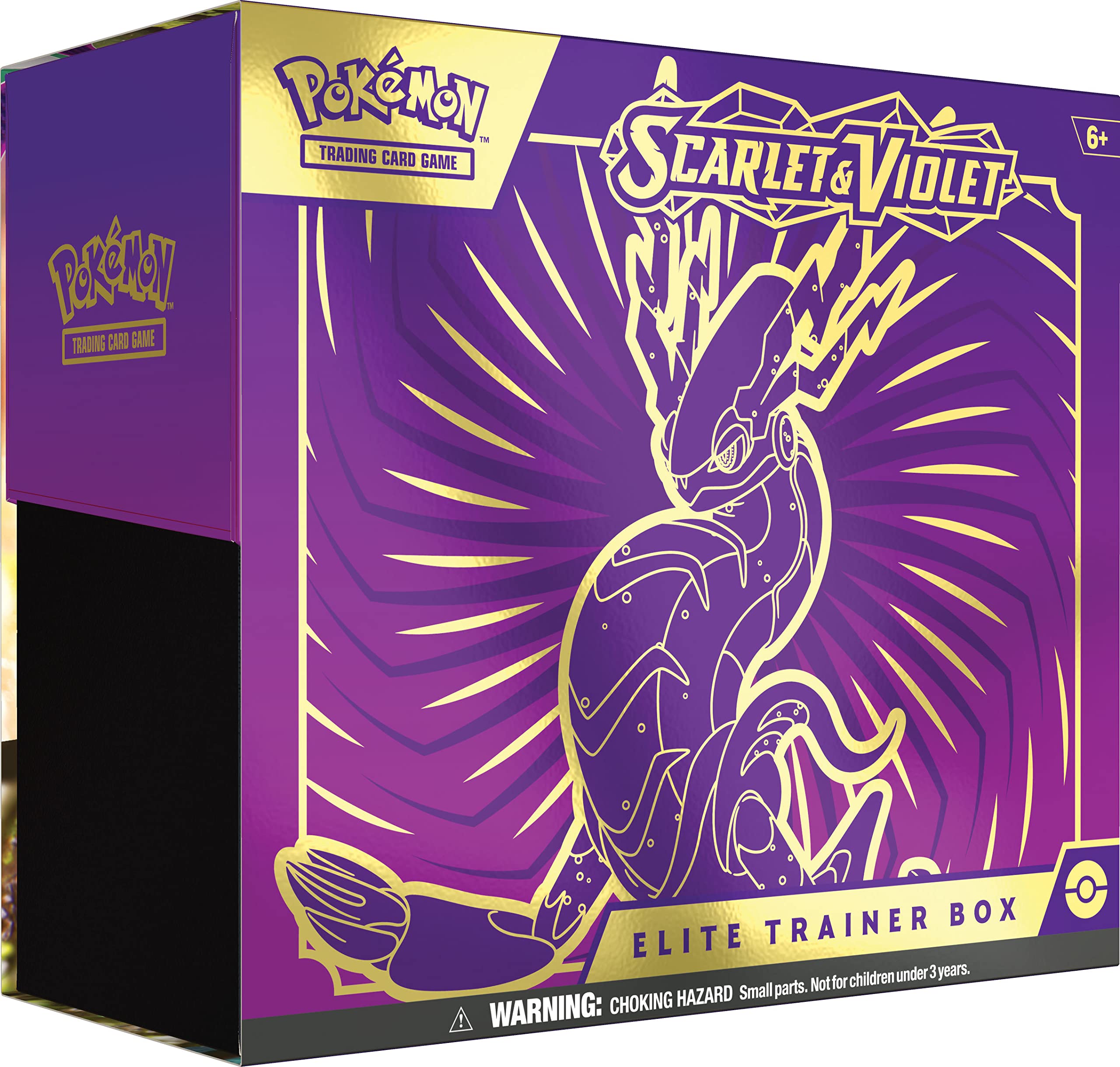 Pokémon TCG: Scarlet and Violet Base Set Elite Trainer Box - Miraidon Purple Factory Sealed
