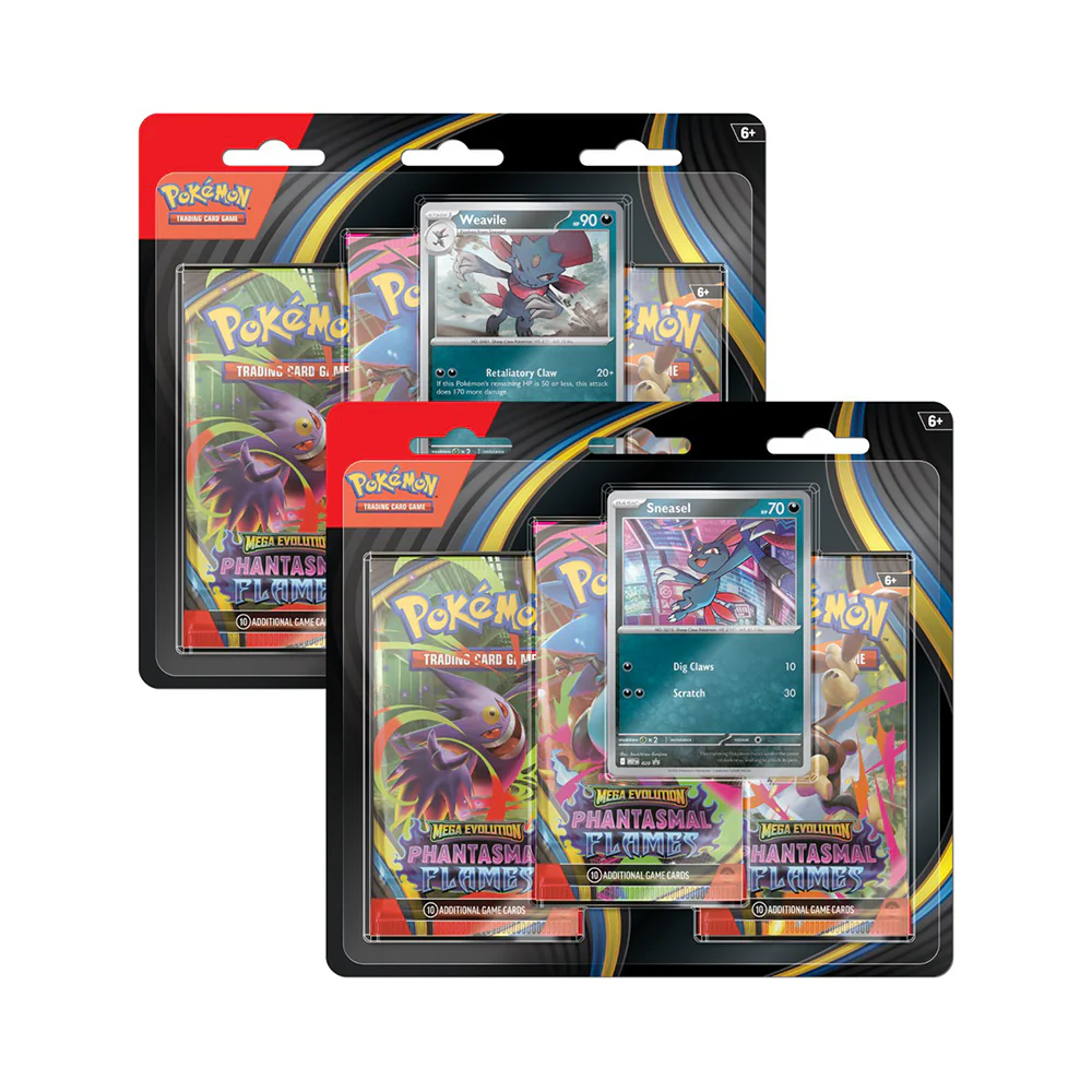 Pokémon TCG Blister Pack: Mega Evolution - Phantasmal Flames 3-Pack Blister w/ Promo Card
