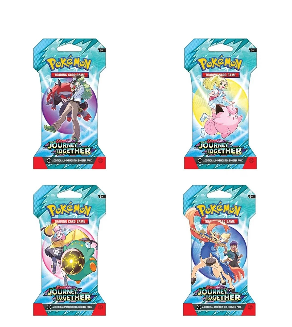 Pokémon TCG Blister Pack: Journey Together - Sleeved Blister Pack