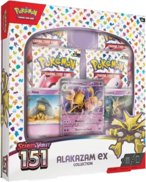 Pokémon TCG Collection Box: 151 Alakazam ex Collection w/ Promo Cards